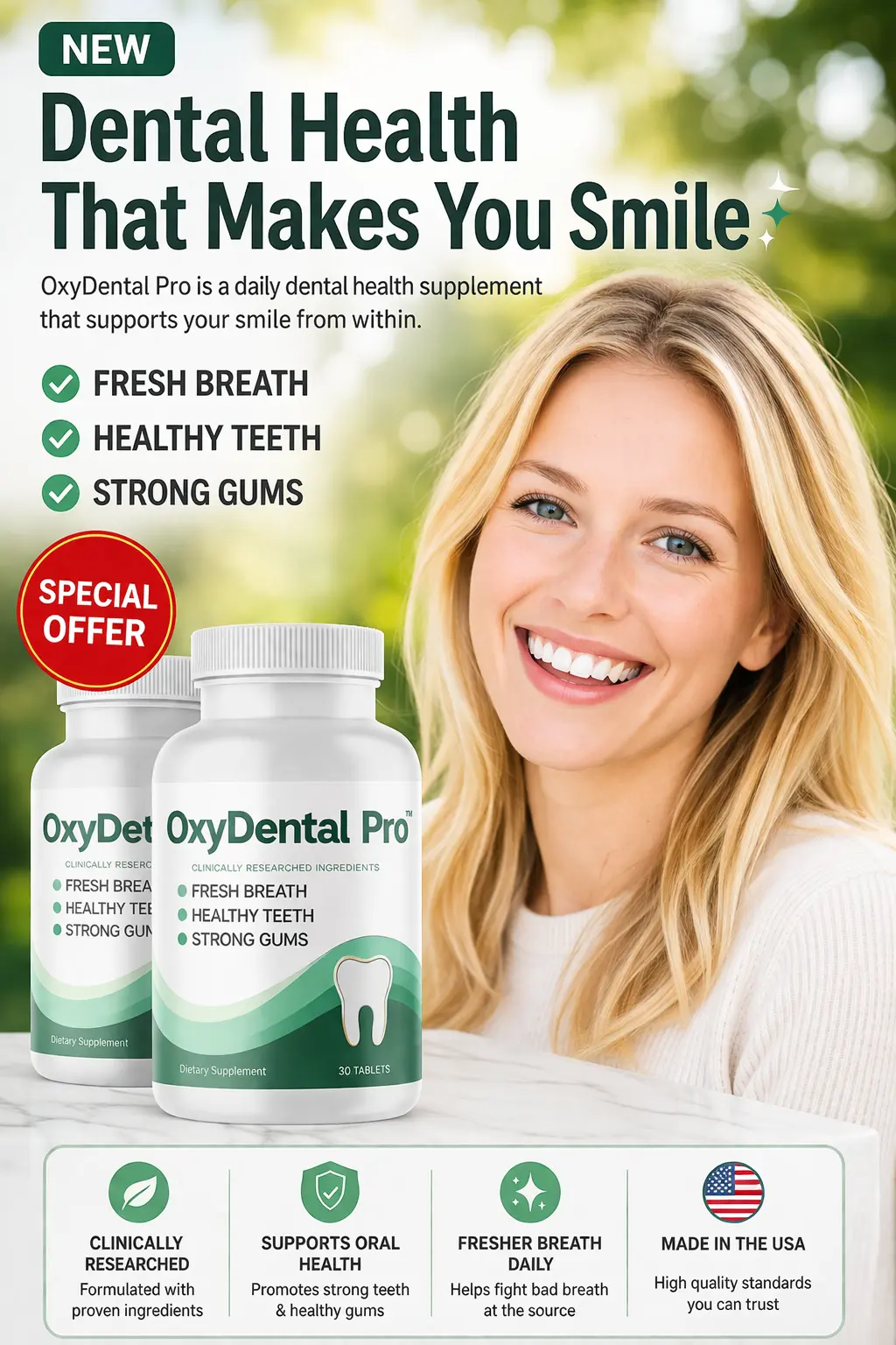 OxyDental Pro Oral Health Supplement